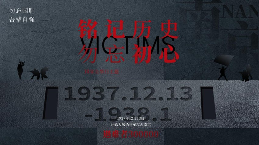 铭记历史 不忘初心PPT