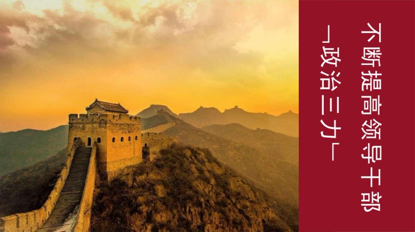 不断提高领导干部“政治三力”