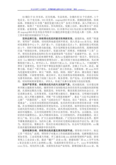 工作汇报：打造“党建+”品牌助推乡村振兴